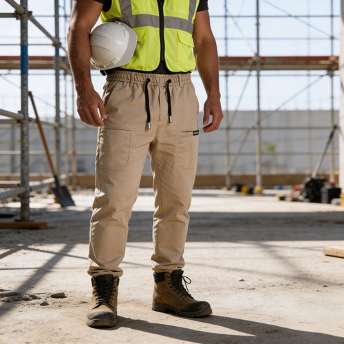 Pantalón cargo cómodo y funcional con múltiples compartimentos 